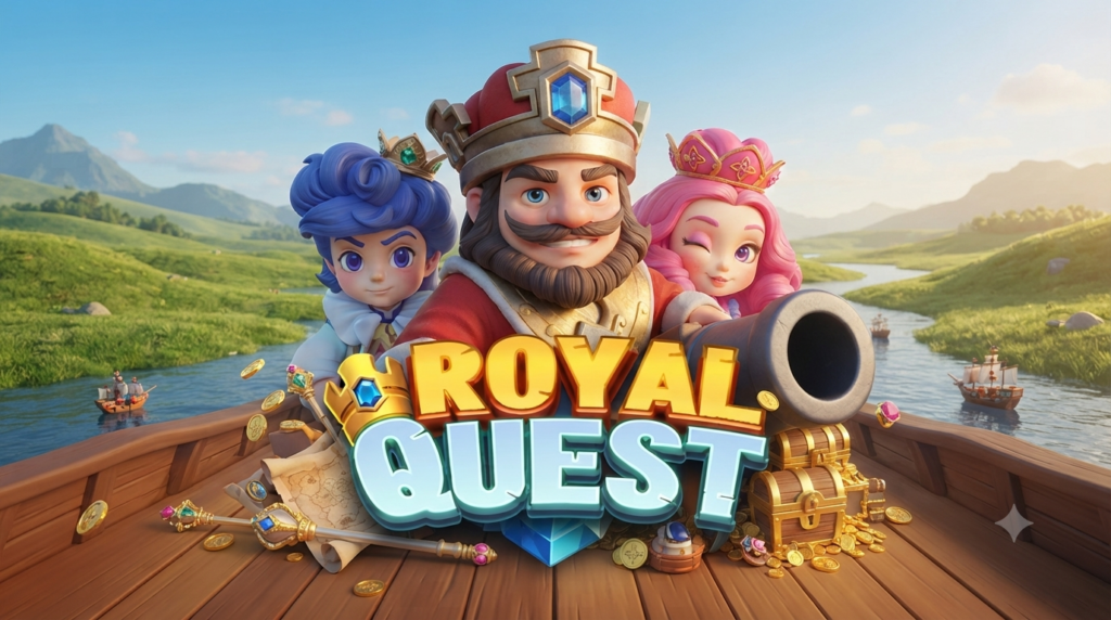 Tema Kerajaan Fantasi – Royal Quest: Slot Online JILI Games