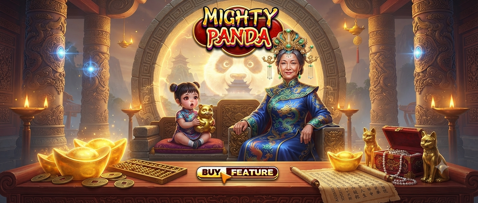 Panda Asia – Game Slot Online Mighty Panda di Microgaming