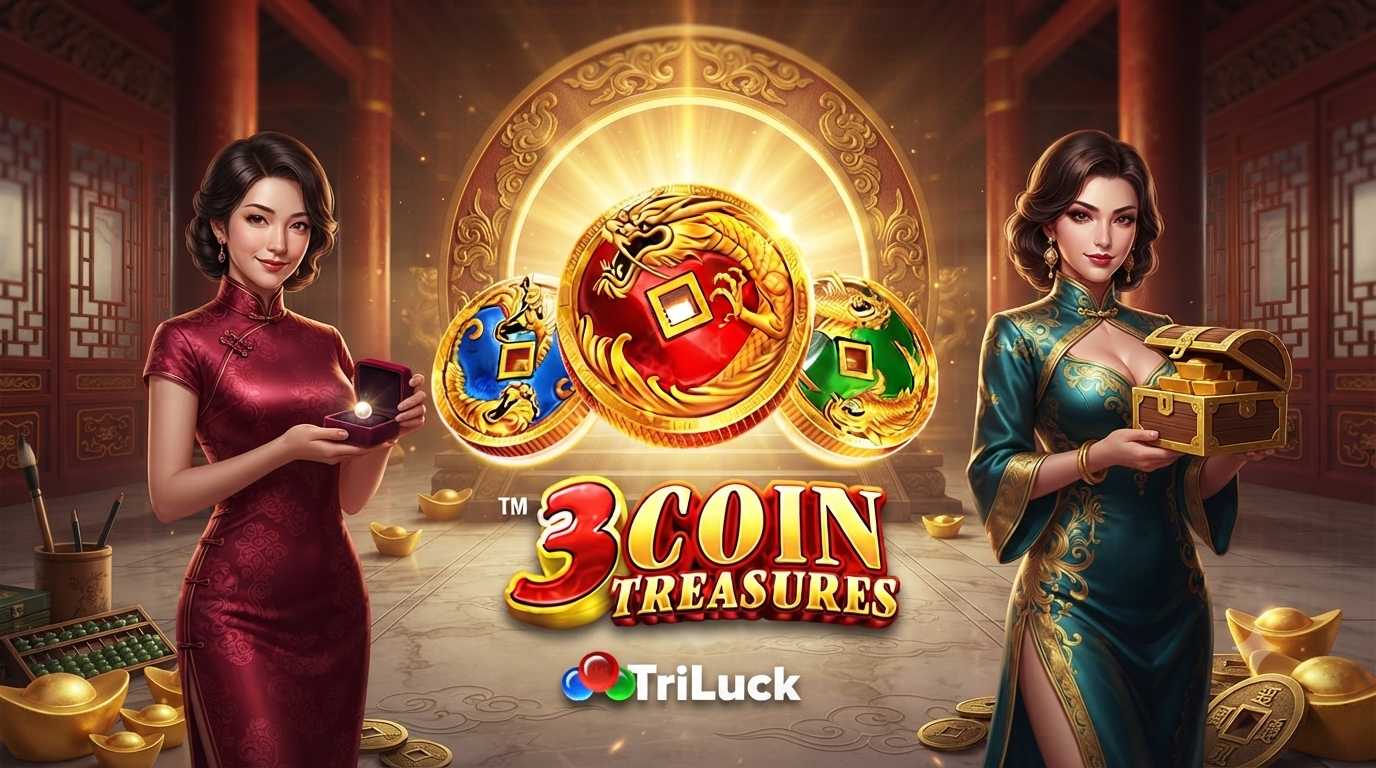 Tema keberuntungan – 3 Coin Treasures Slot Online JILI Games
