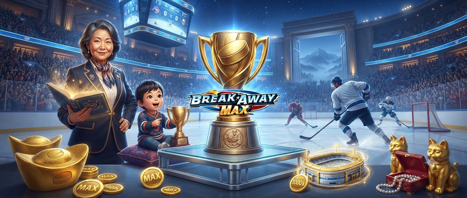Bertema Hoki Es: Break Away Max – Slot Online di Microgaming