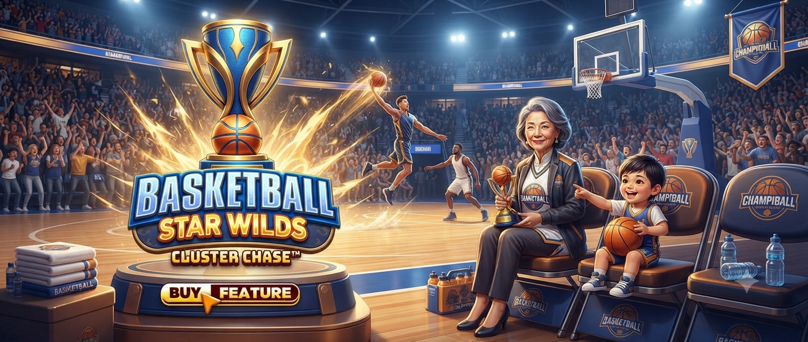 Basketball Star Wilds Slot Online di Microgaming