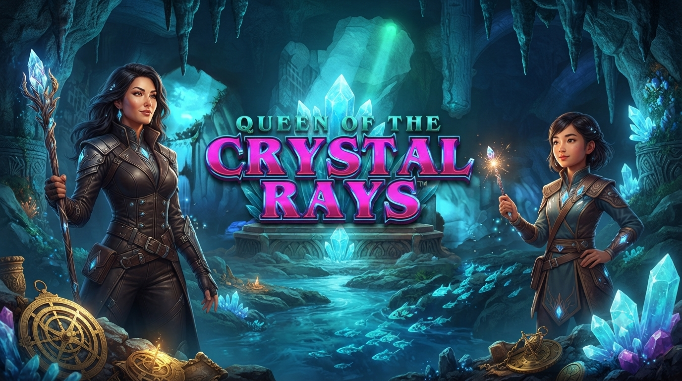 Kristal Fantasi – Queen Of The Crystal Rays Slot di Microgaming