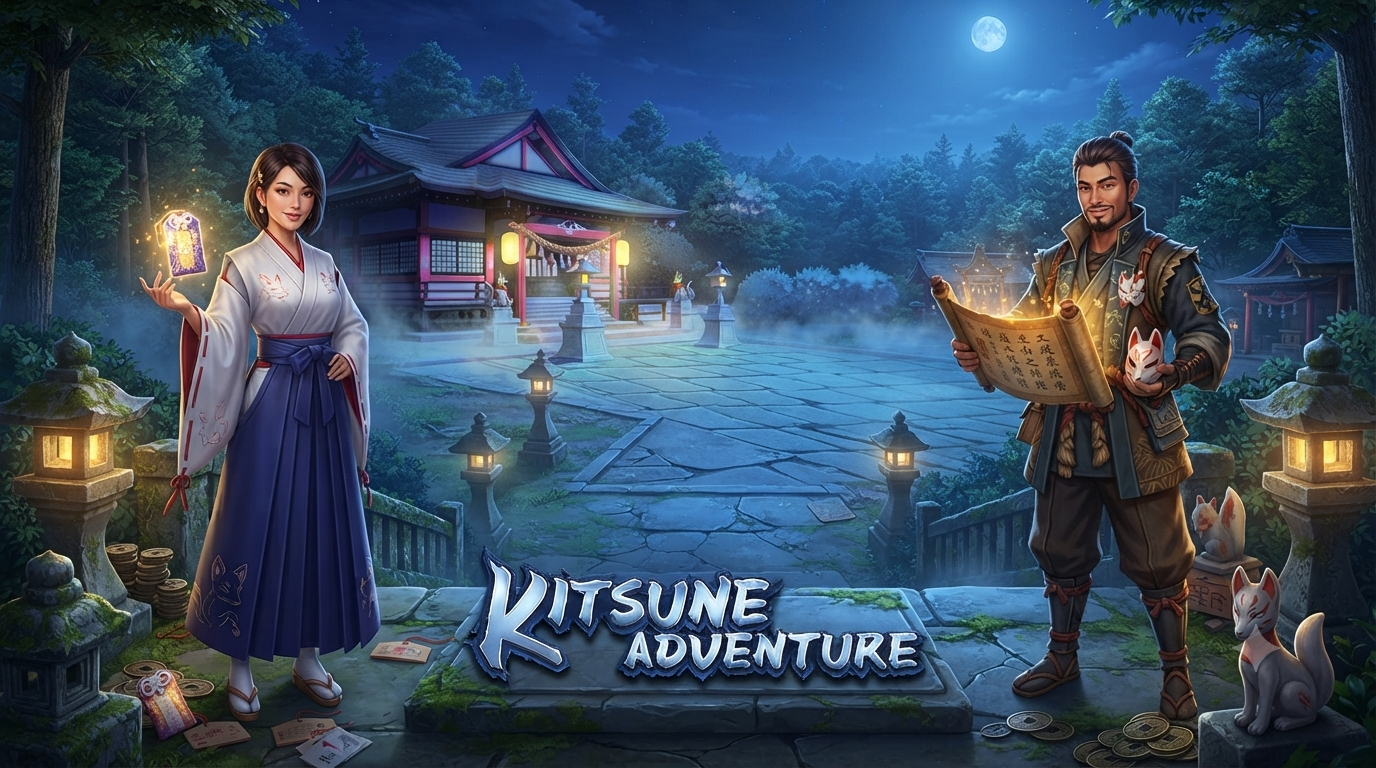 Tema Rubah Mistis: Kitsune Adventure Slot Online di Microgaming
