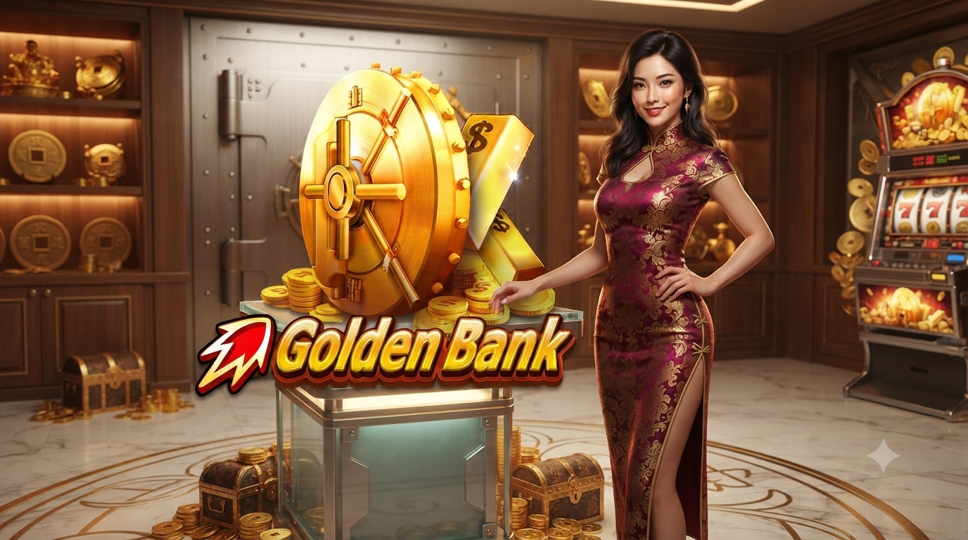 Tema Brankas Emas – Crazy Golden Bank Slot Online JILI Games