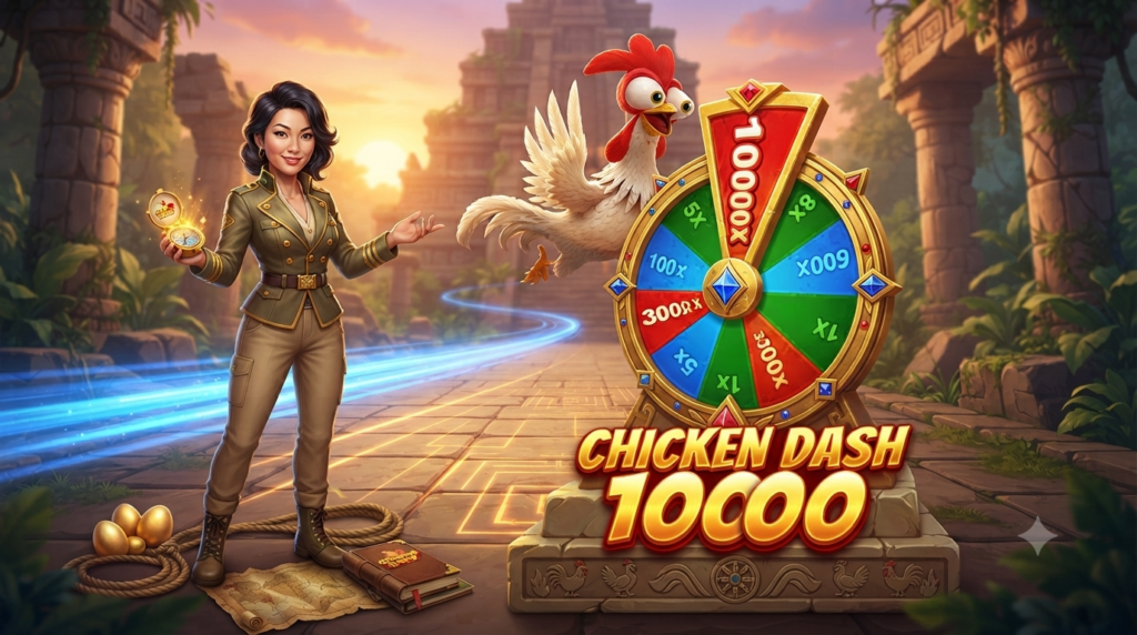 Ayam Pemberani – Chicken Dash 10000 Slot Online JILI Games