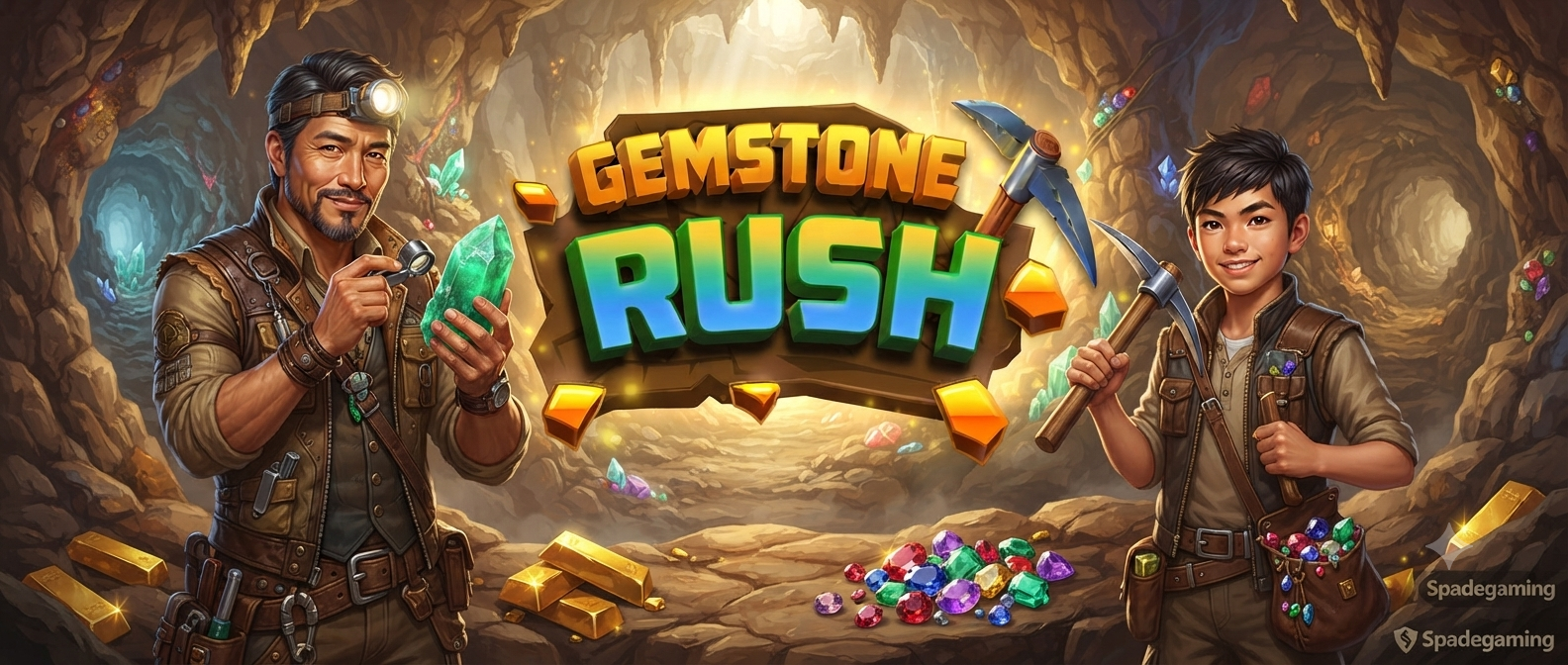 Berburu Permata – Gemstone Rush Slot Online Spadegaming
