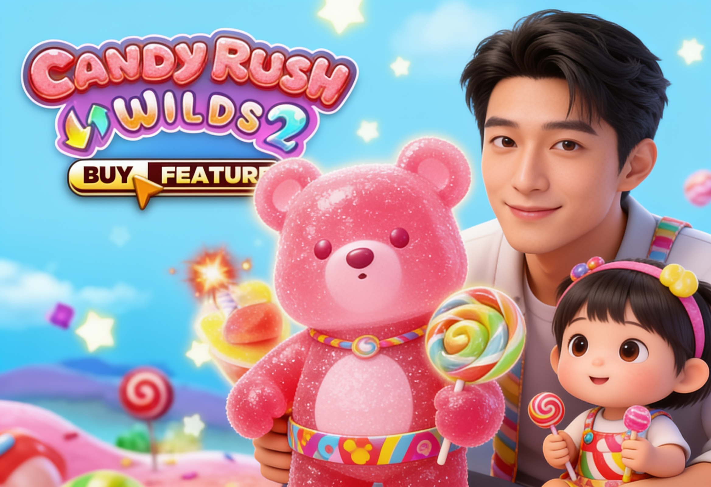 Candy Rush Wilds 2: Bertema Permen 2 dengan Microgaming